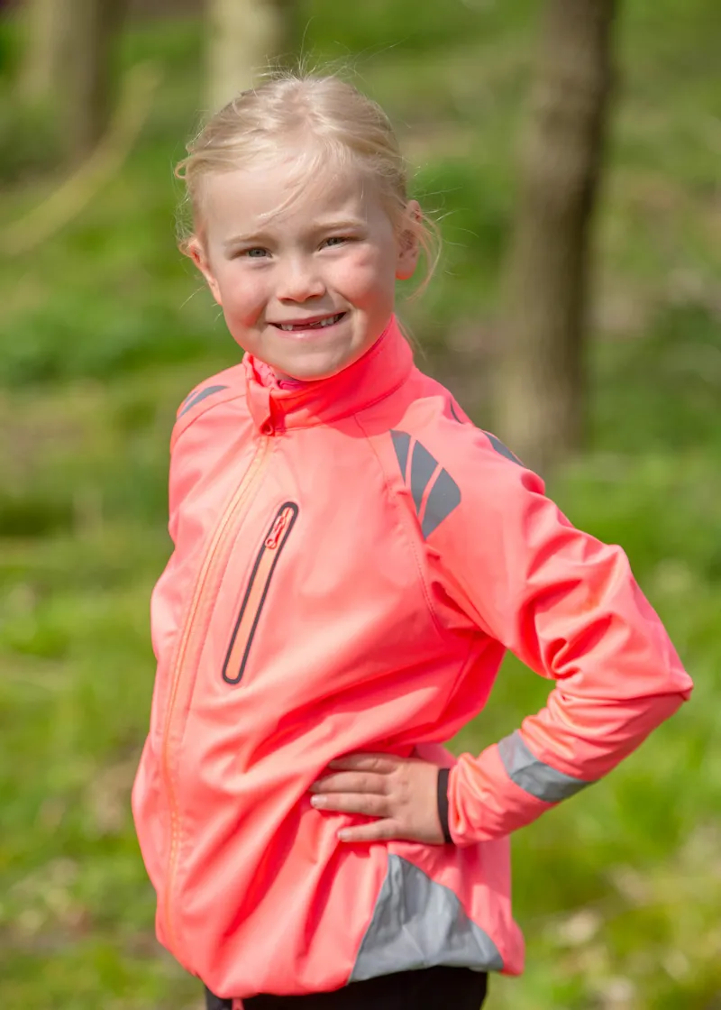 Hy Equestrian Reflector Children's Jacket - Pink